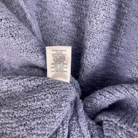 J.Jill Cardigan Women Small Blue Slub Textured Button Front V-Neck Comfy Casual - Picture 10 of 11